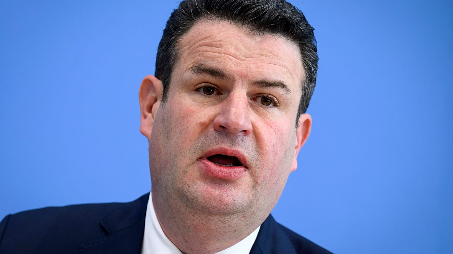 Le ministre fédéral du Travail et des Affaires sociales, Hubertus Heil, à Berlin, Allemagne, mercredi 18 octobre 2023\. 