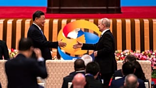 Çin Devlet Başkanı Şi Cinping, Rusya Devlet Başkanı Vladimir Putin 