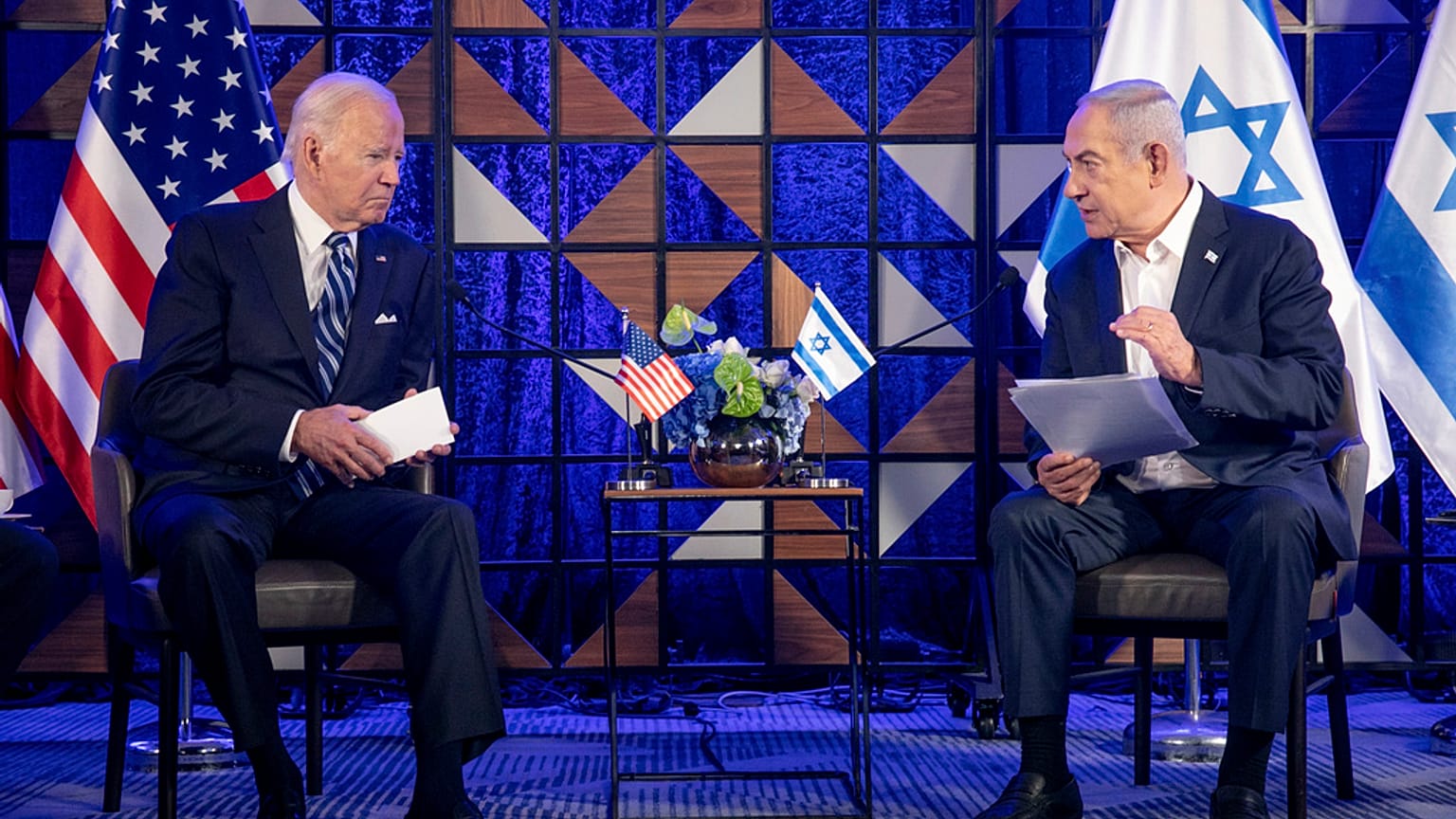 ABD Başkanı JOe Biden Tel Aviv'de İsrail Başbakanı Binyamin Netanyahu ile görüştü