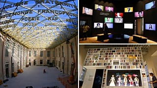 Inside the new Cite Internationale de la Langue Française (International French Language Centre)