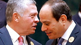 الرئيس المصري عبد الفتاح السيسي والعاهل الأردني الملك عبد الله الثاني