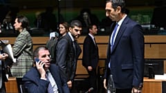 Ο Υπουργός Μετανάστευσης και Ασύλου της Ελλάδας, Δημητρης Καιρίδης με τον Υπουργό Εσωτερικών της Κύπρου, Κωνσταντίνο Ιωάννου