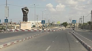 Streets leading to the Palestinian side of the Rafah border crossing were deserted on Thursday as the Egypt-Gaza border remained closed