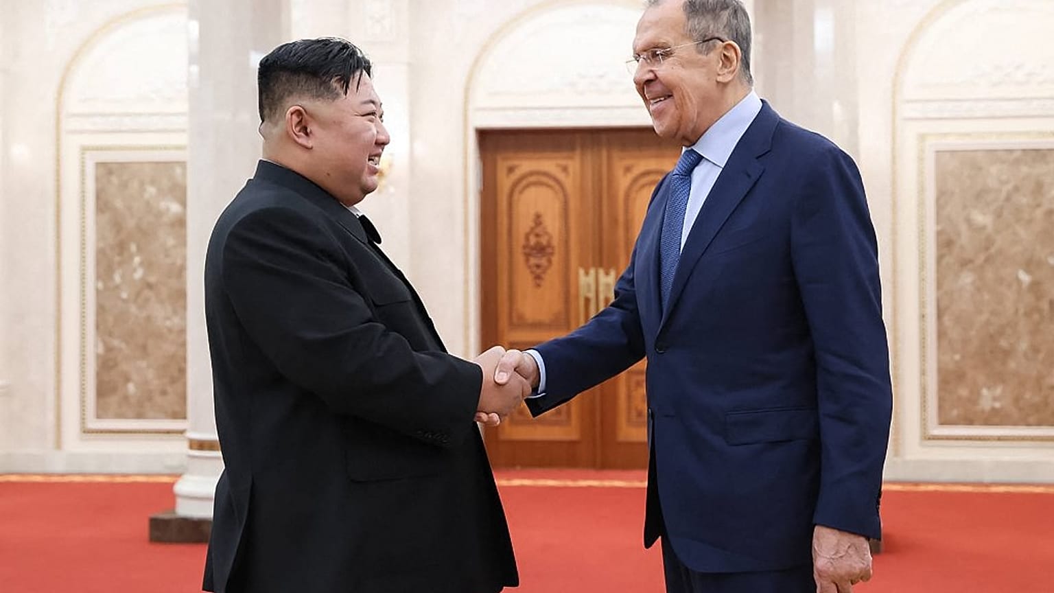 Russlands Außenminister ist zu Gast in Pjöngjang
