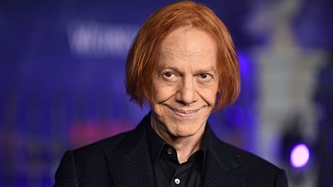 Danny Elfman arrives at the premiere of "Wednesday" on 16 November 2022, at Hollywood Legion Theater Post 43 in Los Angeles.