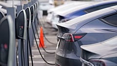 Electric vehicles charging.