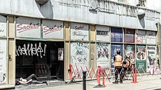 A rough sleeper in Manchester, where the Mayor, Andy Burnham, promised in his 2017 election campaign to rid the city of homelessness