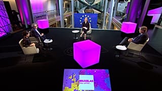 Méabh Mc Mahon con Nacho Sánchez Amor, Sira Rego y Antonio López-Istúriz en el Parlamento Europeo en Estrasburgo.