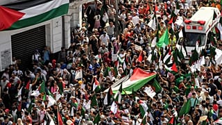 مظاهرات مؤيدة للفلسطينيين