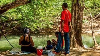 The mine or life: 'Without water, where are we going to live?'