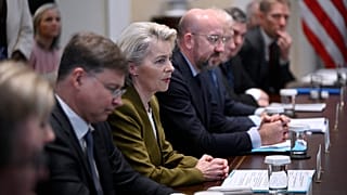 Az európai vezetők a washingtoni tárgyaláson