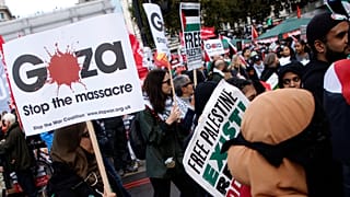 تظاهرات در حمایت از فلسطینی ها در لندن