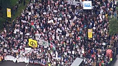 In London marschierten 100.000 bei einer pro-palästinensischen Demonstration