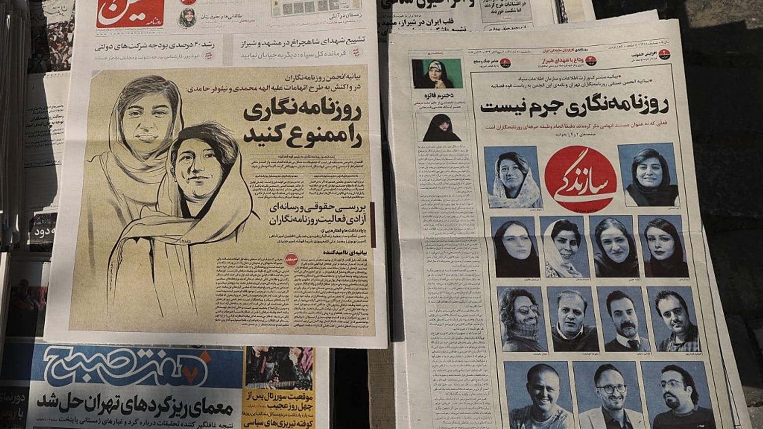 Zeitungskiosk in Teheran
