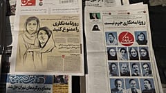 Zeitungskiosk in Teheran