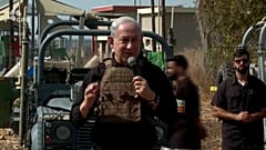 نتنياهو خلال جولته على الحدود