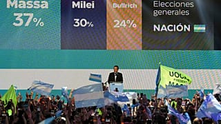 Серхио Масса обращается к сторонникам
