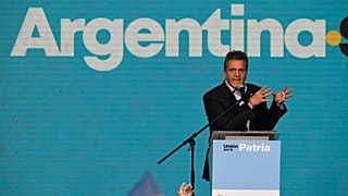 Sergio Massa, Economy Minister and presidential candidate for the ruling party.
