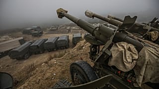 Az azeri-török hadgyakorlaton használt harci eszközök 2023.10.23-án.. 