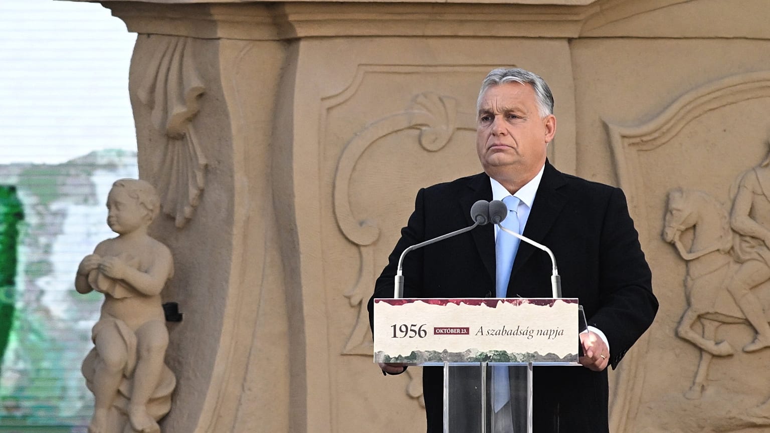 Orbán Viktor Veszprémben mondott beszédet az 1956-os forradalom évfordulóján