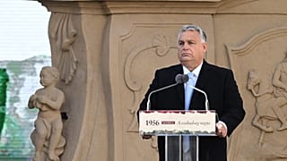 Orbán Viktor Veszprémben mondott beszédet az 1956-os forradalom évfordulóján