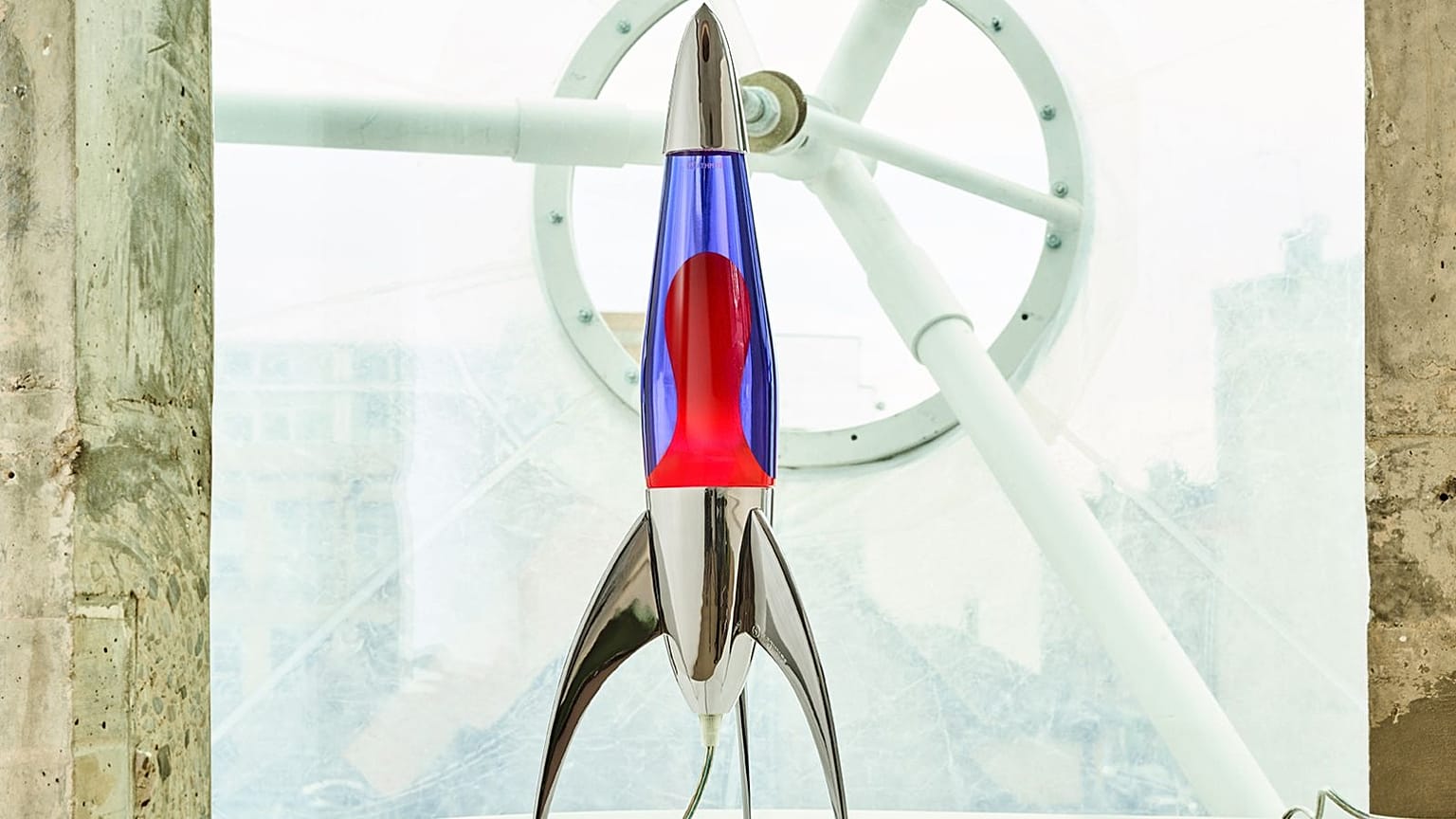 The Mathmos Telstar rocket lava lamp