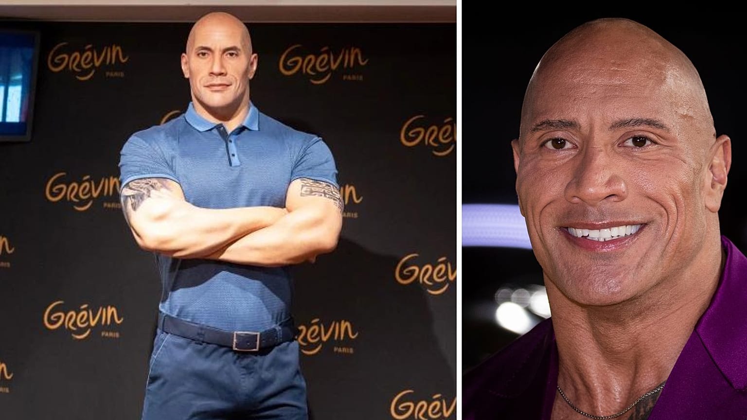 Dwayne 'The Rock' Johnson demande au musée de Paris de mettre à jour sa statue de cire. 