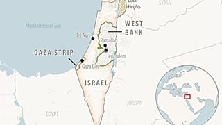 خريطة فلسطين في الشرق الأوسط