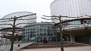 Az Emberi Jogok Európai Bíróságának strasbourgi épülete 2013. március 13-án.