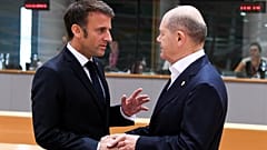 Ο Γάλλος πρόεδρος Εμανουέλ Μακρόν και ο Γερμανός καγκελάριος Όλαφ Σολτς ταξίδεψαν πρόσφατα στο Ισραήλ.