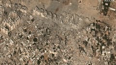أظهرت صور الأقمار الصناعية التي نشرتها شركة ماكسار تكنولوجيز قبل وبعد حجم الأضرار الناجمة عن القصف اليومي على شمال غزة