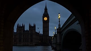 Next PM? Women could decide: a bird flies over The Houses of Parliament by Big Ben