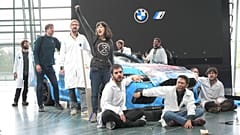 Activists take part in an a non-violent action at a BMW showroom in October last year. 