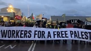 Ein Ausschnitt aus dem Filmmaterial des Protests.