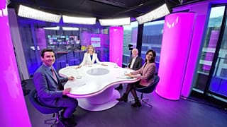 Méabh Mc Mahon with Ladislav Ilčić, Ciarán Cuffe and Suzanna Carp