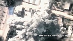 لقطات نشرها الجيش الإسرائيلي لقصف غزة