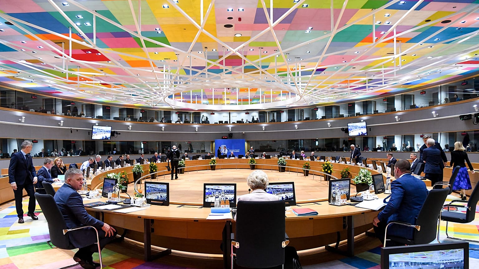 European Union leaders gathered for a summit of the European Council in Brussels on Thursday