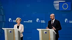 EU-Kommissions-Präsidentin Ursula von der Leyen und EU-Rats-Präsident Charles Michel erläuterten die Ergebnisse des Gipfeltreffens.