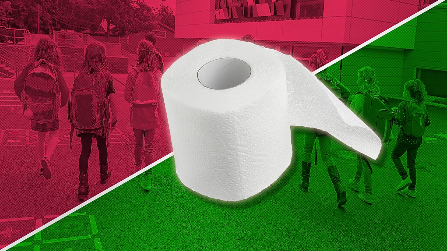 Durante años, las escuelas públicas italianas han sufrido una escasez crónica de financiación, careciendo a menudo de lo más esencial, como papel higiénico.