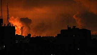Yoğun bombardıman altındaki Gazze