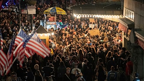 New York'ta Yahudiler 'barış' çağrısında bulundu