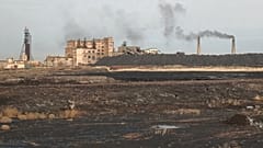 A view of the Kostyenko coal mine in Karaganda