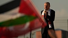Der türkische Präsident Erdogan bei einer Rede.