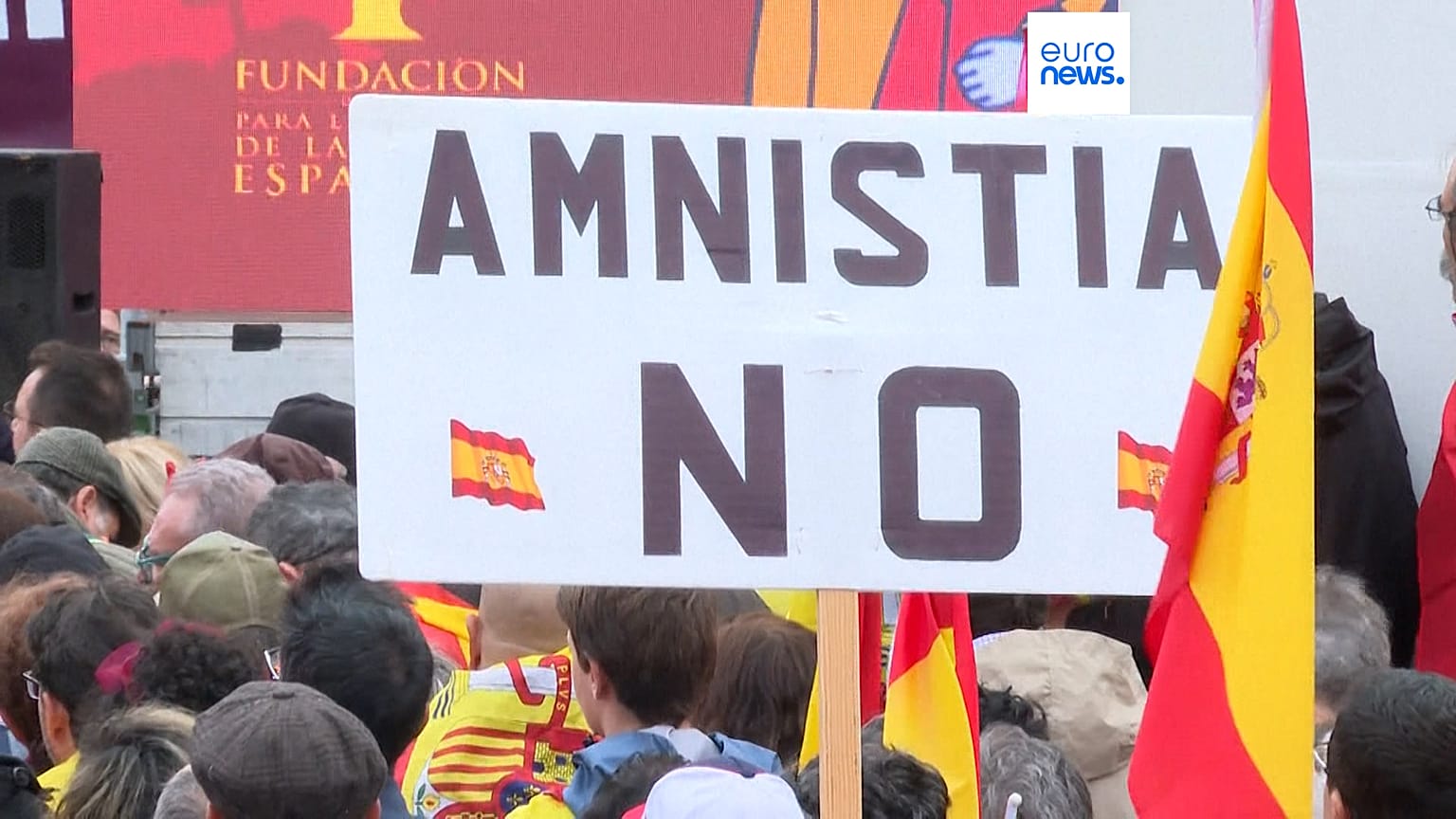 Demo in Madrid.