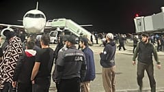 L'aéroport de Makhatchkala le 29 octobre 2023
