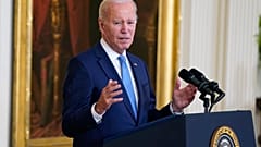 FILE - President Joe Biden speaks in the East Room of the White House, May 17, 2023, in Washington.