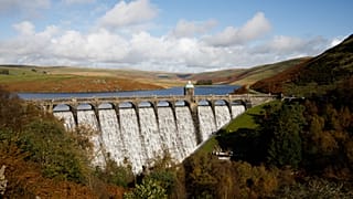 Craig Goch Dam, Elan Valley in Mid Wales.