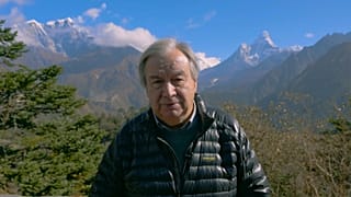 Secretary-General António Guterres issued an urgent call from Nepal to limit global temperature rise to 1.5 degrees, “to avert the worst of climate chaos”.