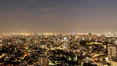 Israeli Iron Dome air defense system fires to intercept a rocket fired from the Gaza Strip, in central Israel, Monday, Oct. 30, 2023.