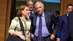 EU-Außenbeauftragter Josep Borrell am Rande des Auswärtigen Rats in Luxemburg, 23. Oktober
